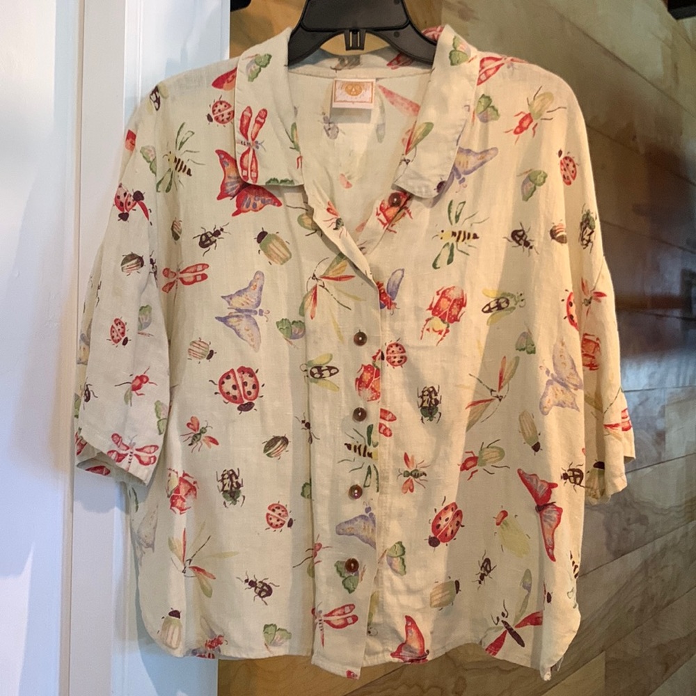 100% linen shirt